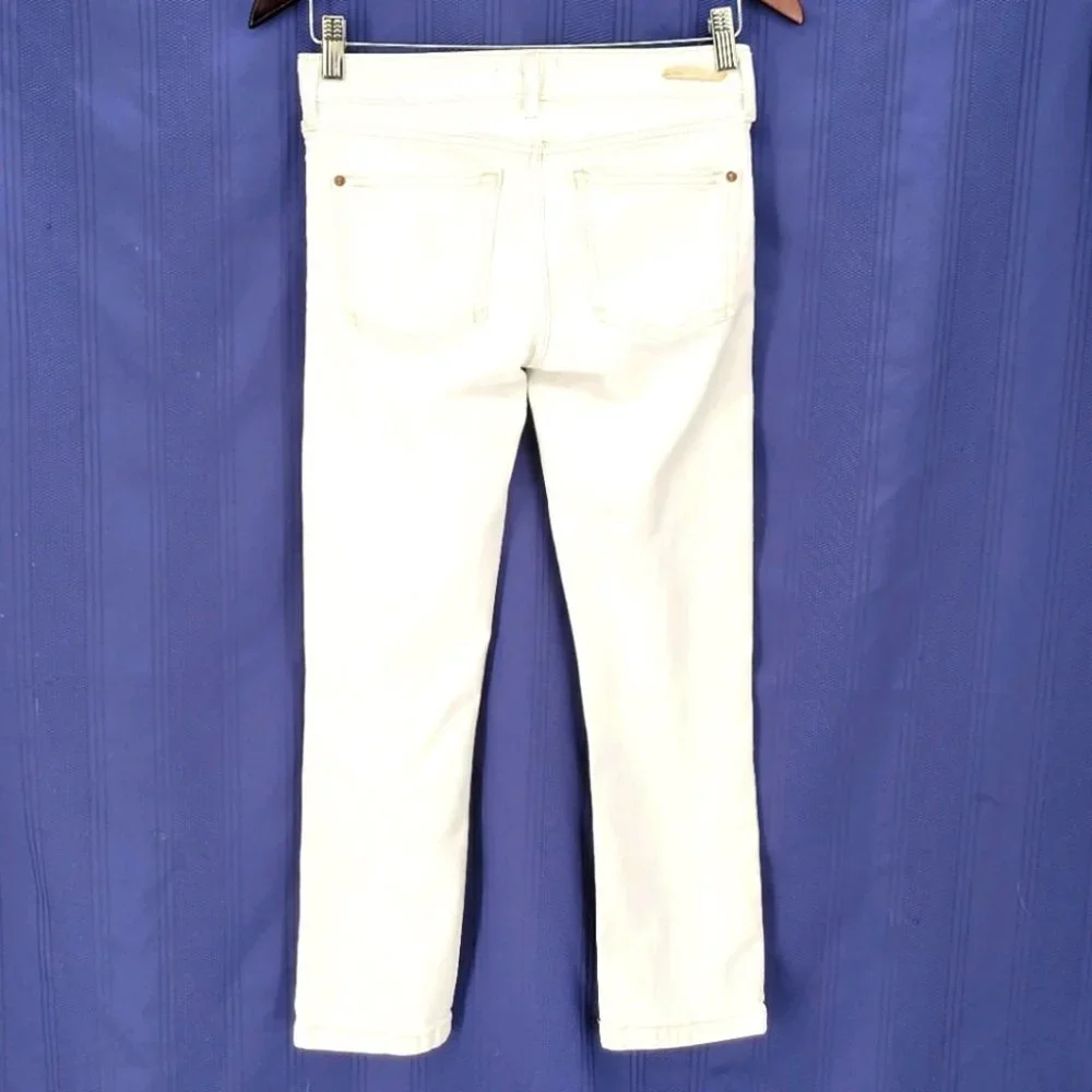 Pilcro and the Letterpress White Ankle Jeans Size 26 - Picture 1 of 16
